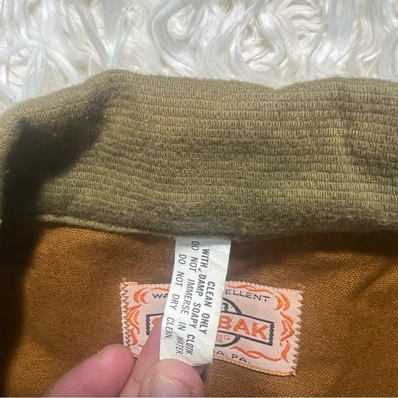 Vintage 80’s SafTBak Canvas Padded Shoulder Hunting Jacket size 2XL - Picture 5 of 9